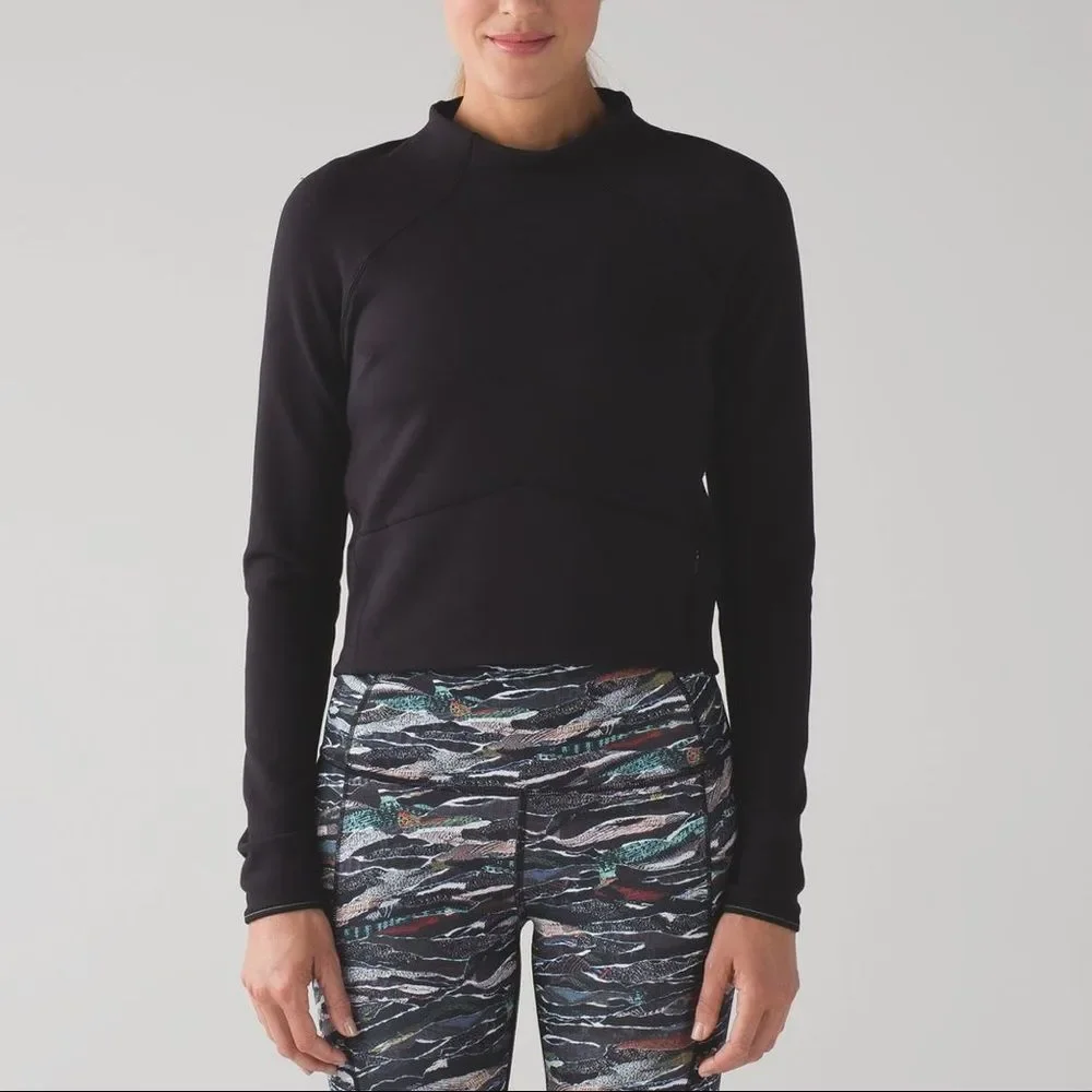 Lululemon Hill and Valley mock neck